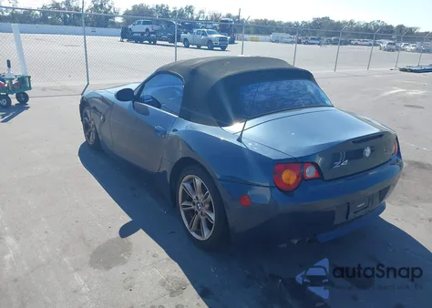 2003 BMW Z4 2.5I z USA, uszkodzony, nr VIN 4USBT334X3LS46163